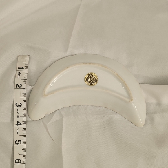 Chadwicks Cream and Pink Floral Crescent Decor - Picture 6 of 8